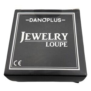 Danoplus LED Jewelry Loupe Triplet 10X-21mm Dual Light White & UV Magnifier New